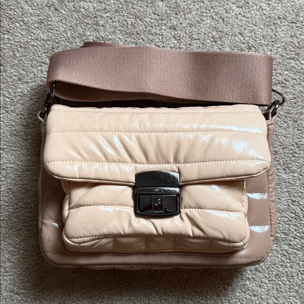 THINK ROYLN Beige Crossbody Bag